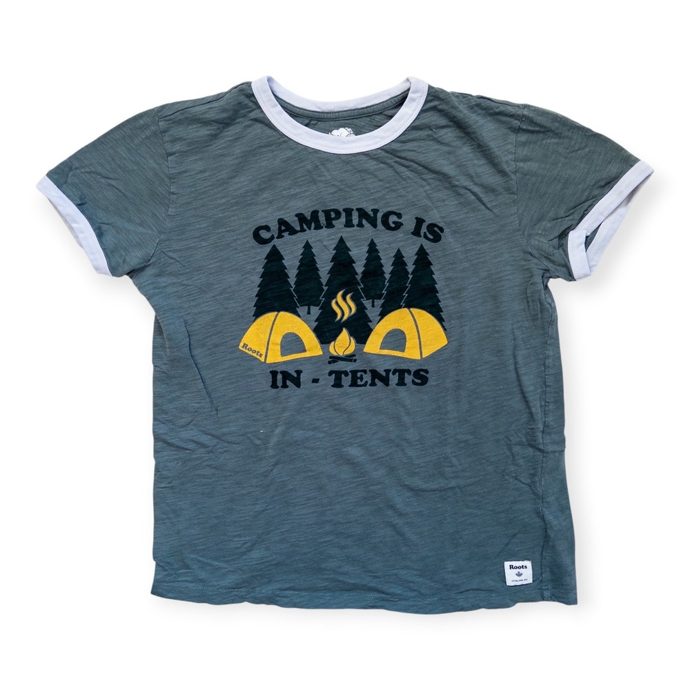 Roots Camping Tee Shirt size Medium